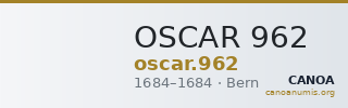 OSCAR 962 — CANOA