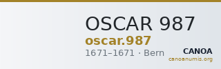 OSCAR 987 — CANOA