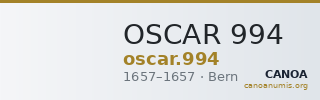 OSCAR 994 — CANOA