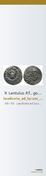 P. Lentulus P.f., governor of Cilicia Laodiceia ad Lycum Metcalf 2017 X — CANOA