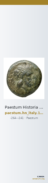 Paestum Historia Numorum Italy 1181 — CANOA