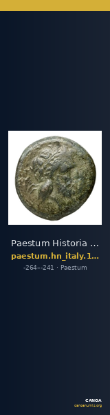 Paestum Historia Numorum Italy 1181 — CANOA