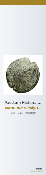 Paestum Historia Numorum Italy 1184 — CANOA