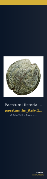 Paestum Historia Numorum Italy 1184 — CANOA