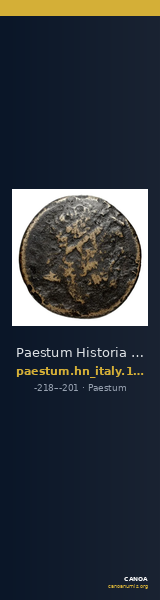 Paestum Historia Numorum Italy 1195 — CANOA