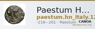 Paestum Historia Numorum Italy 1200 — CANOA