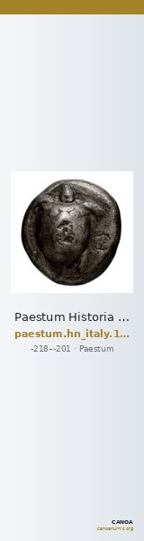Paestum Historia Numorum Italy 1213 — CANOA