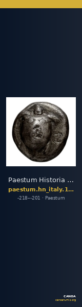 Paestum Historia Numorum Italy 1213 — CANOA