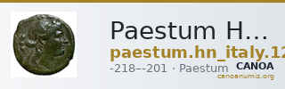 Paestum Historia Numorum Italy 1216 — CANOA