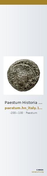 Paestum Historia Numorum Italy 1223 — CANOA