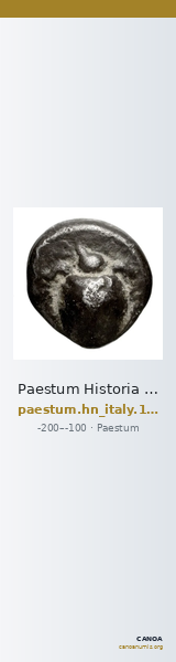 Paestum Historia Numorum Italy 1225 — CANOA