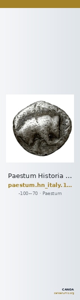 Paestum Historia Numorum Italy 1241 — CANOA