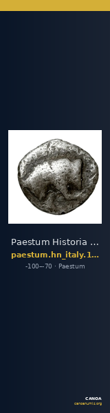 Paestum Historia Numorum Italy 1241 — CANOA