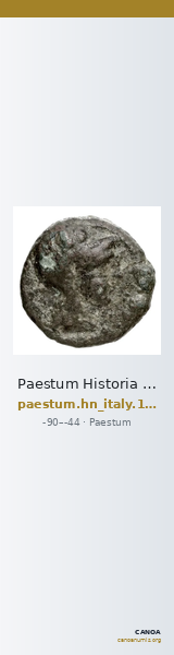 Paestum Historia Numorum Italy 1258 — CANOA