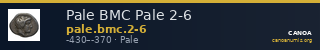 Pale BMC Pale 2-6 — CANOA