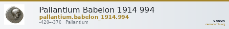 Pallantium Babelon 1914 994 — CANOA