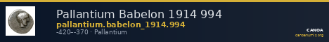 Pallantium Babelon 1914 994 — CANOA