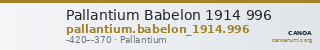 Pallantium Babelon 1914 996 — CANOA