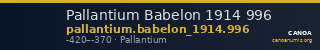 Pallantium Babelon 1914 996 — CANOA