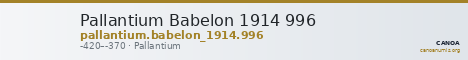 Pallantium Babelon 1914 996 — CANOA