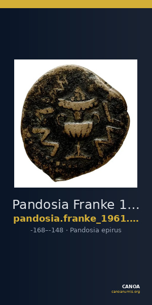 Pandosia Franke 1961 Pandosia Group I — CANOA