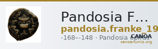 Pandosia Franke 1961 Pandosia Group I — CANOA