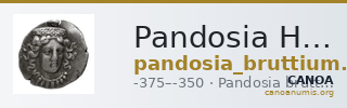 Pandosia Historia Numorum Italy 2451 — CANOA
