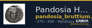 Pandosia Historia Numorum Italy 2451 — CANOA