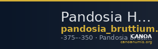 Pandosia Historia Numorum Italy 2452 — CANOA