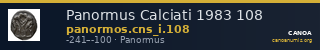Panormus Calciati 1983 108 — CANOA