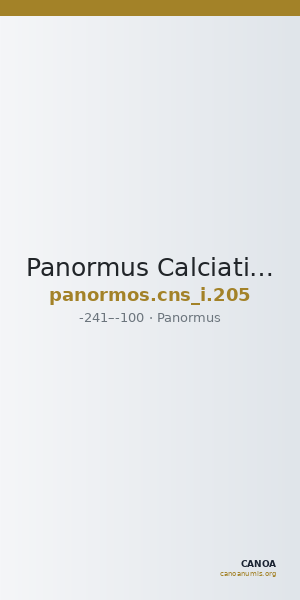Panormus Calciati 1983 205 — CANOA