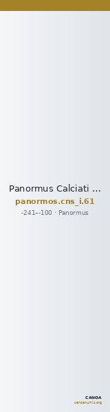 Panormus Calciati 1983 61 — CANOA