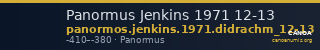 Panormus Jenkins 1971 12-13 — CANOA