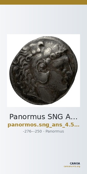 Panormus SNG ANS 576 — CANOA