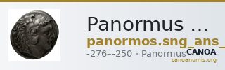 Panormus SNG ANS 576 — CANOA