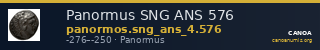 Panormus SNG ANS 576 — CANOA
