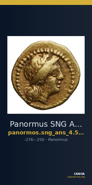 Panormus SNG ANS 577 — CANOA