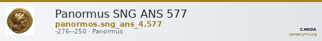Panormus SNG ANS 577 — CANOA
