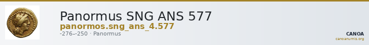 Panormus SNG ANS 577 — CANOA