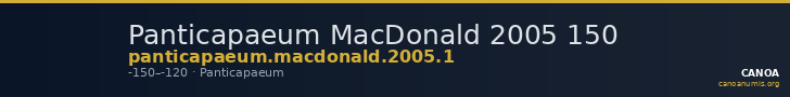 Panticapaeum MacDonald 2005 150 — CANOA