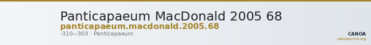 Panticapaeum MacDonald 2005 68 — CANOA