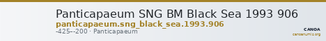 Panticapaeum SNG BM Black Sea 1993 906 — CANOA