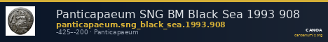 Panticapaeum SNG BM Black Sea 1993 908 — CANOA