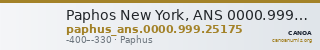 Paphos New York, ANS 0000.999.25175 — CANOA