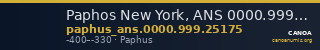 Paphos New York, ANS 0000.999.25175 — CANOA