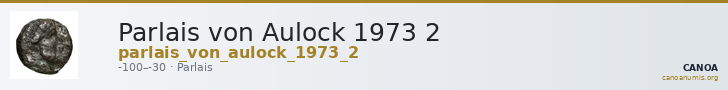 Parlais von Aulock 1973 2 — CANOA