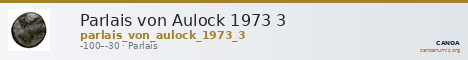 Parlais von Aulock 1973 3 — CANOA