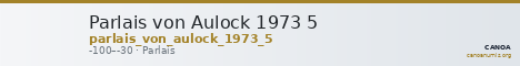 Parlais von Aulock 1973 5 — CANOA