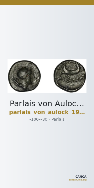 Parlais von Aulock 1973 6-7 — CANOA
