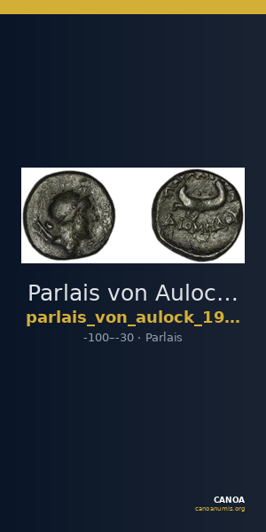 Parlais von Aulock 1973 6-7 — CANOA